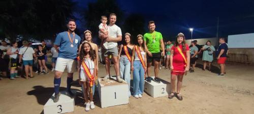 Fiestas del Ausente 2024. Podium juegos.