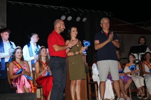 Fiestas del Ausente 2024. Presentación Reinas y Misters. Agradecimiento por colaboraciones especiales.